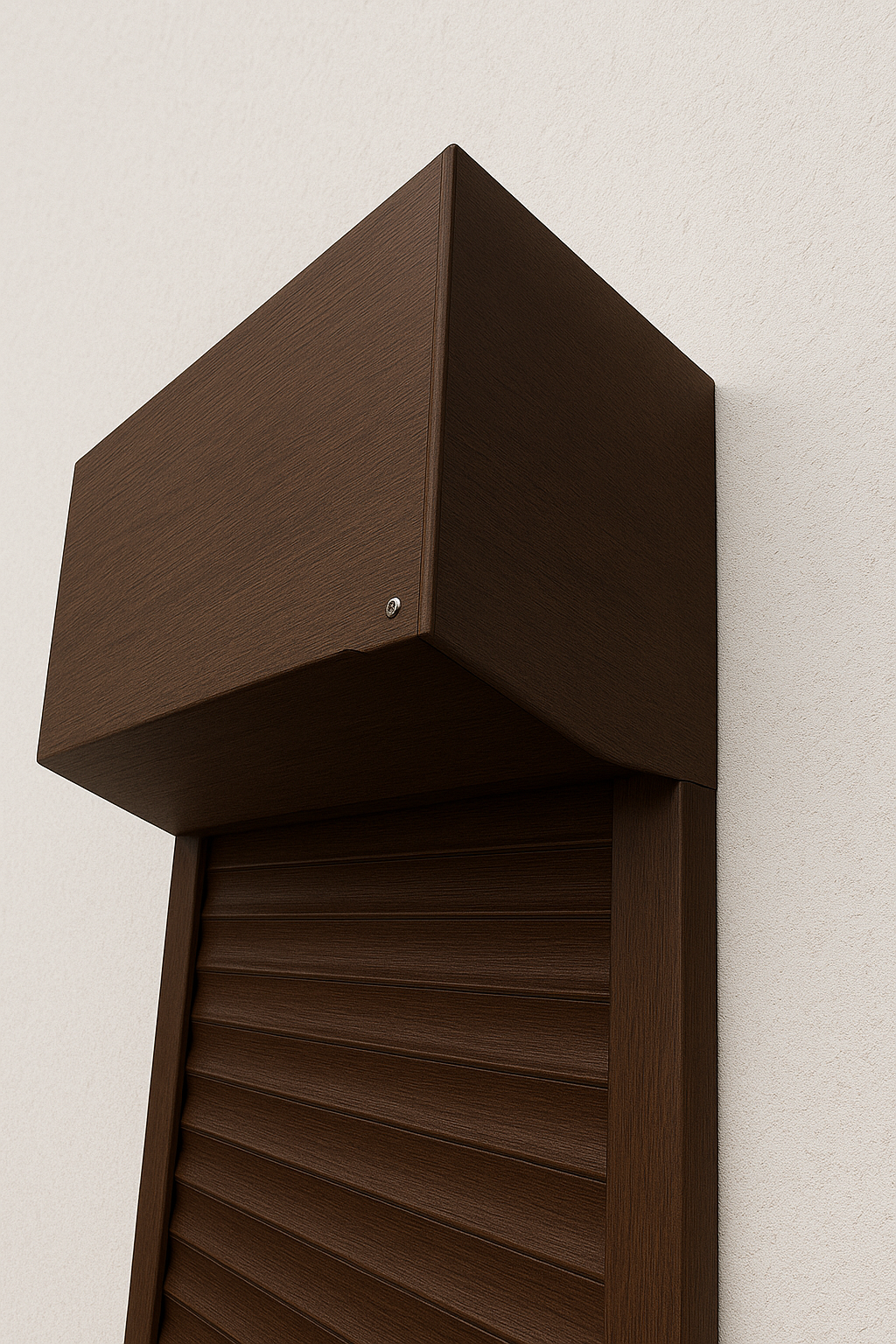 Vakolható tokos alumínium redőny 20° kivitelben – galéria